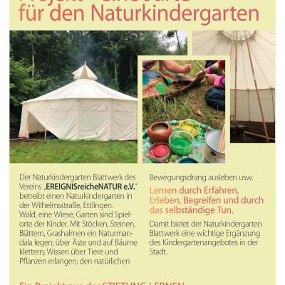 Jurte im Naturkindergarten